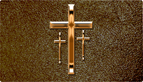 DNSEMP C 517 CP SH BR Empire Corner Copper 3 Crosses Shim Brown